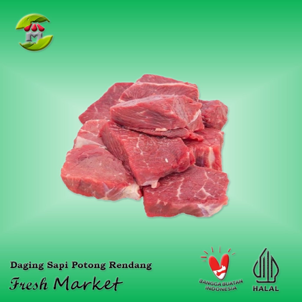 

[JAKPUS] Daging Sapi Lokal Potong Rendang Pack 480gr - 500gr