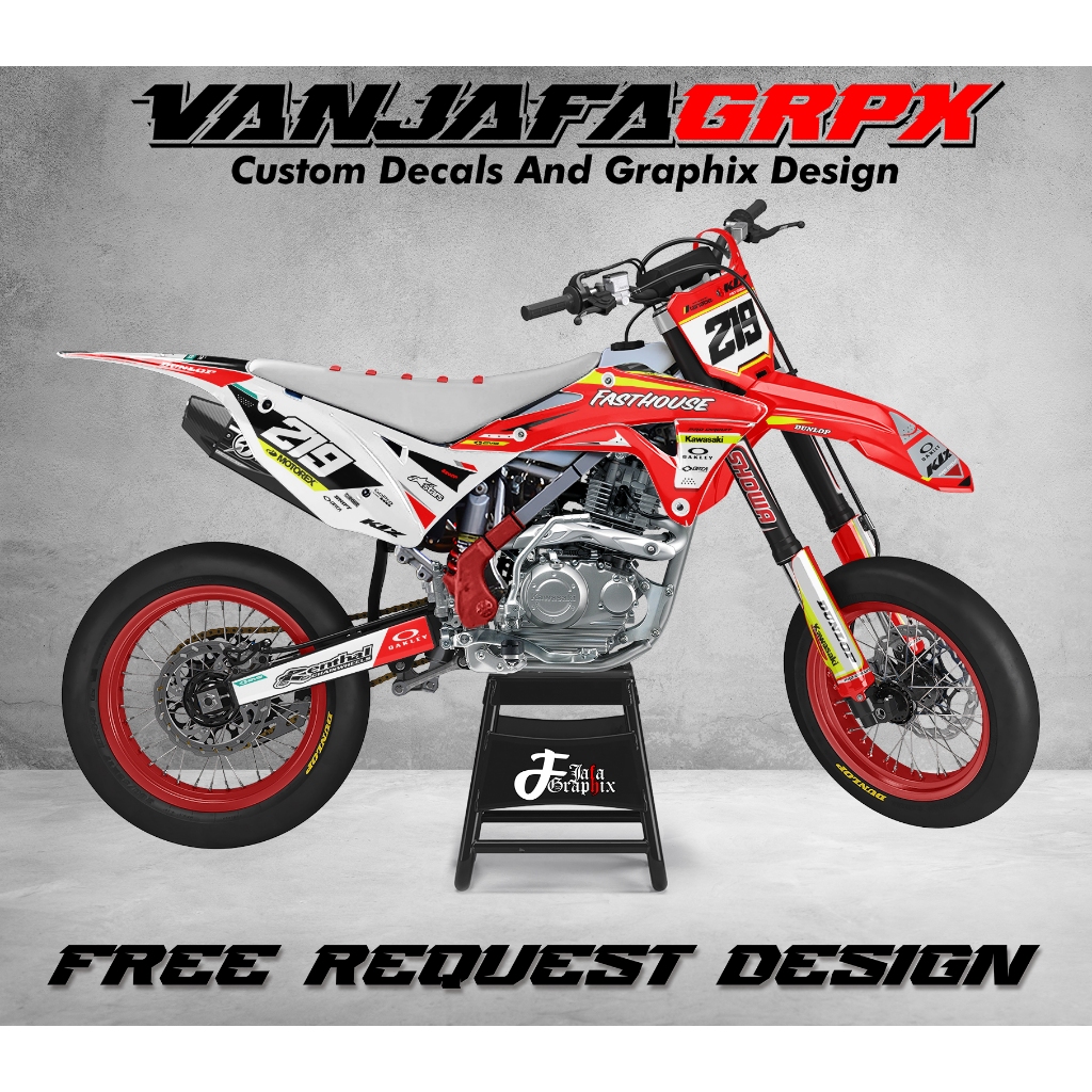 DECAL KLX GORDON PREMIUM GLOSY COSTUME DESIGN / DECAL KLX GORDON FULL BODY
