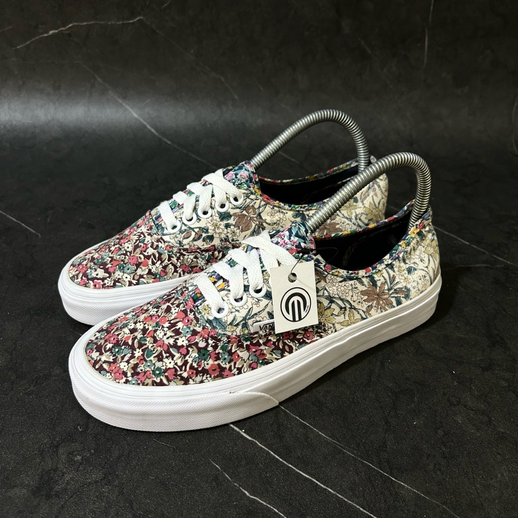 Sepatu Second Wanita Vans Authentic Flower - Size 38.5/24.5 Cm - Kode BL29