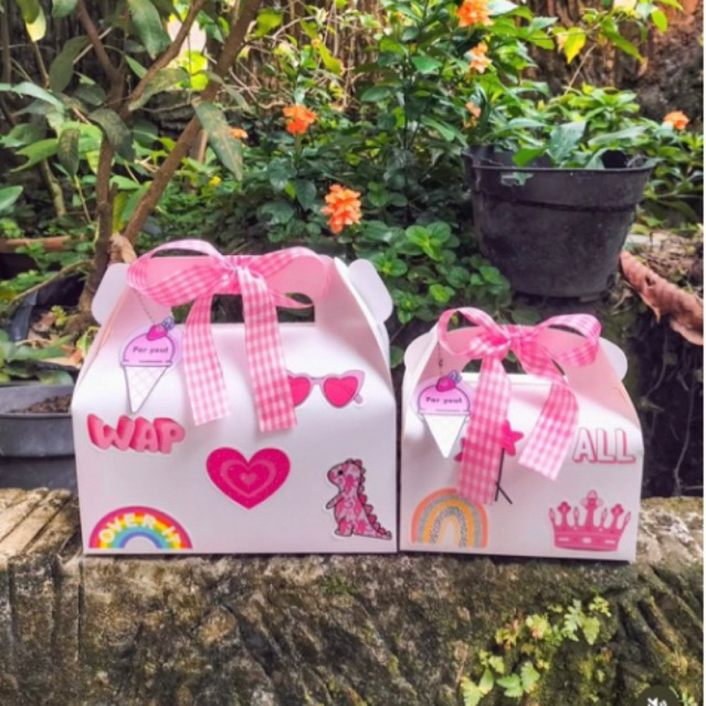 

Ready Gable Box Goodiebag Paket Snack Ultah hampers anak birthday ulang tahun jajan
