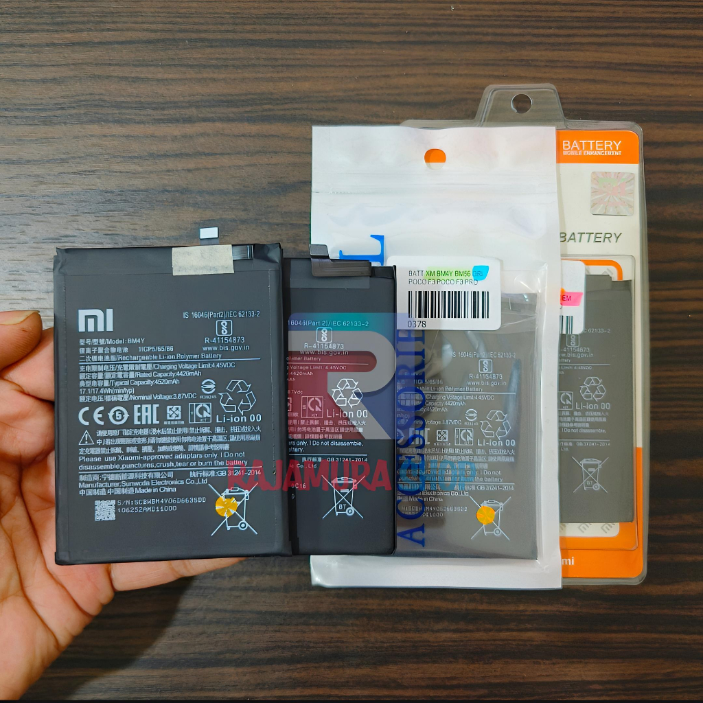 BATERAI XIAOMI POCO F3 (BM4Y BM56) BATERAI XIAOMI POCO F3 PRO BATRAI XIAOMI POCO F3 POCO F3 PRO BATR