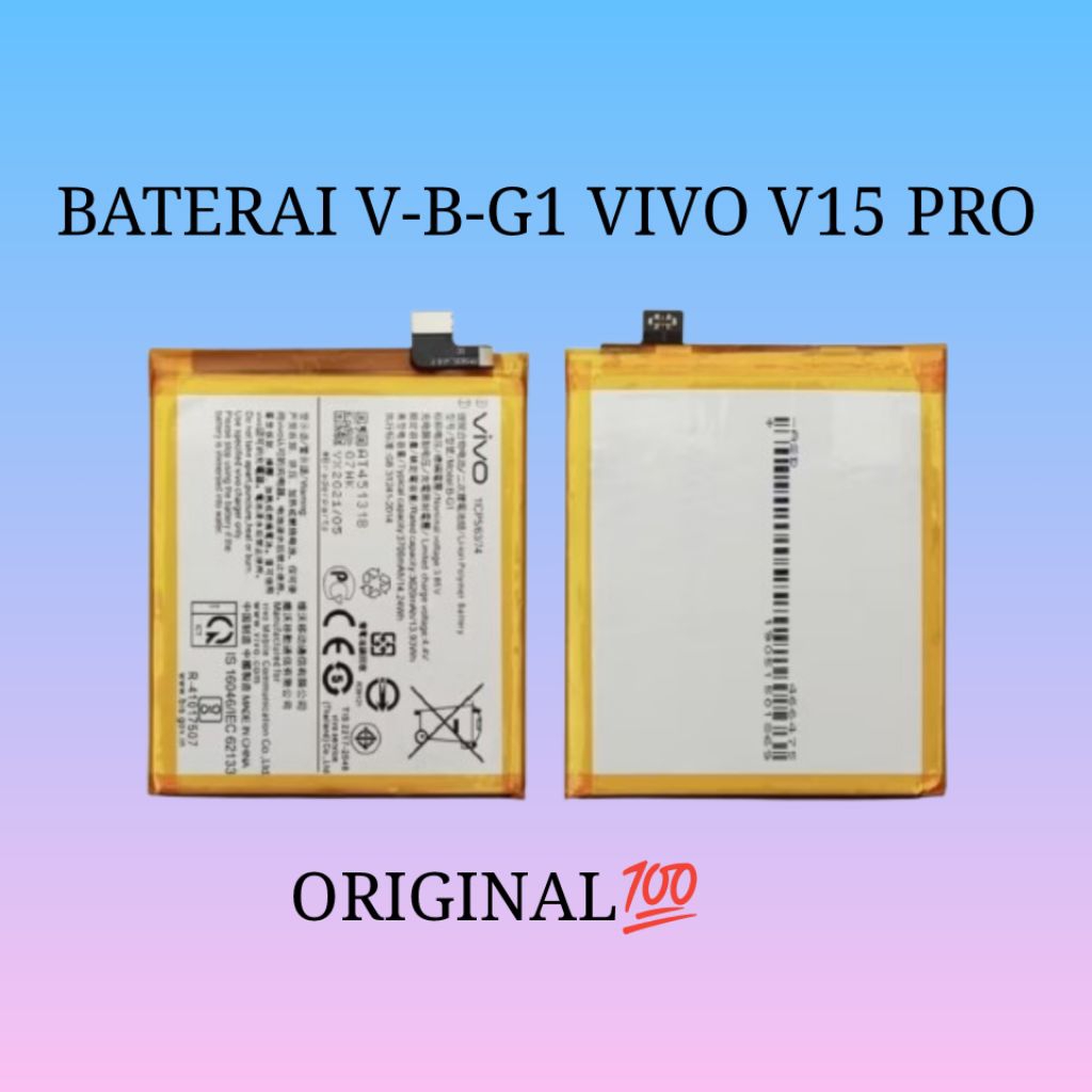 BATERAI V-B-G1 VIVO V15 PRO ORIGINAL