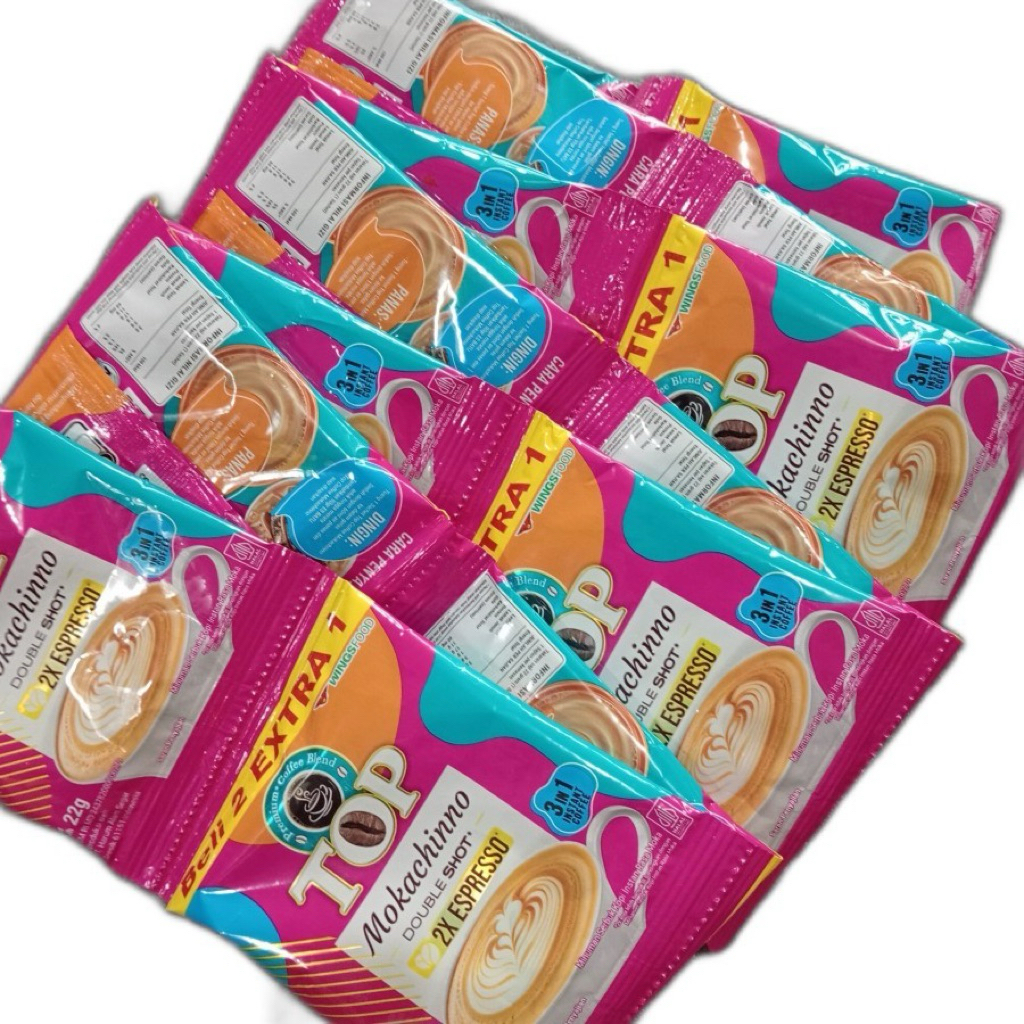 

TOP KOPI MOKACHINNO 1 renceng ISI 15 Sachet