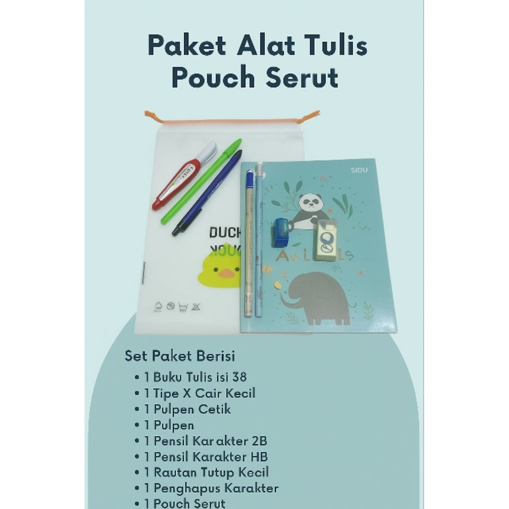 

Paket ATK Sekolah Anak Lengkap Murah – Cocok Souvenir Ulang Tahun