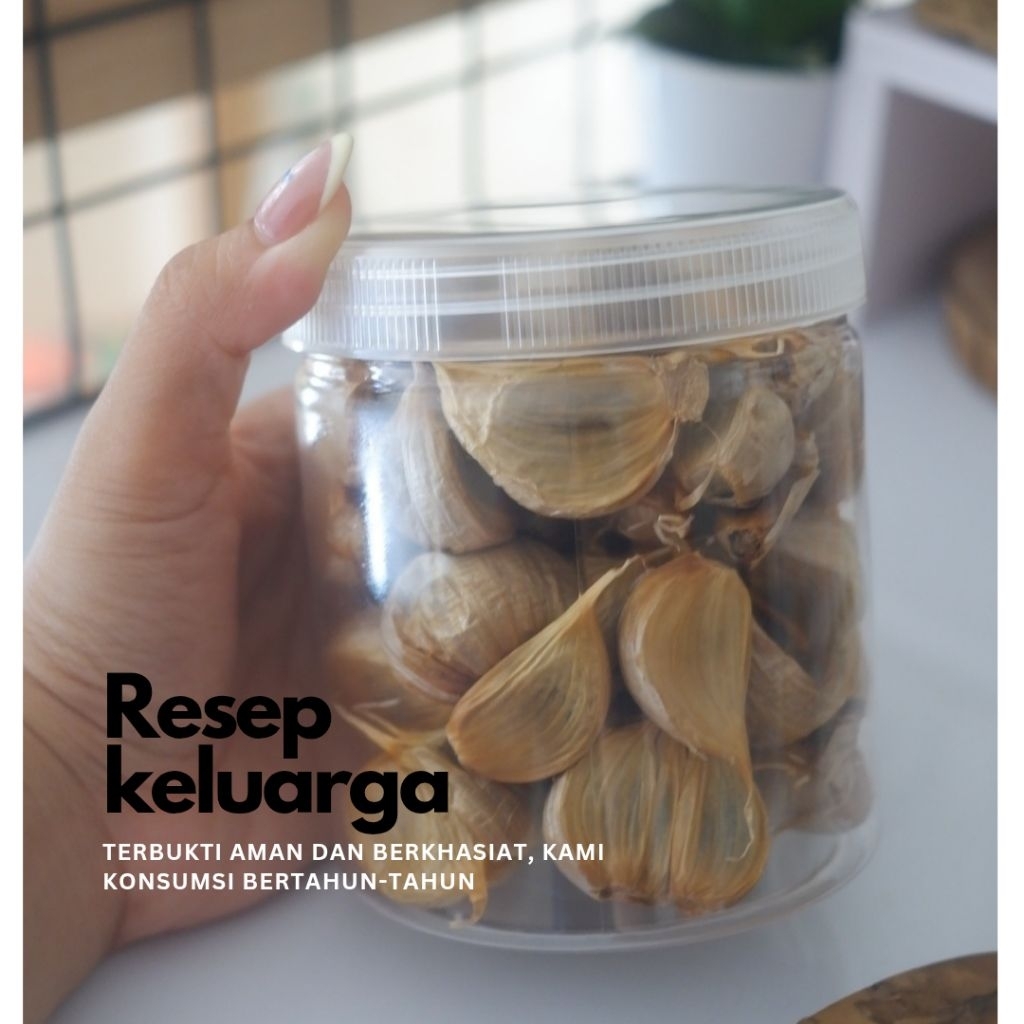 

Bawang putih hitam black garlic kating antioksidan herbal Diabetes kolesterol kanker jantung hati imun hamil
