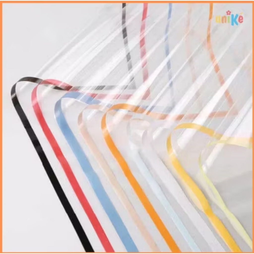 

Kertas buket transparan line color cellophane flower wrap