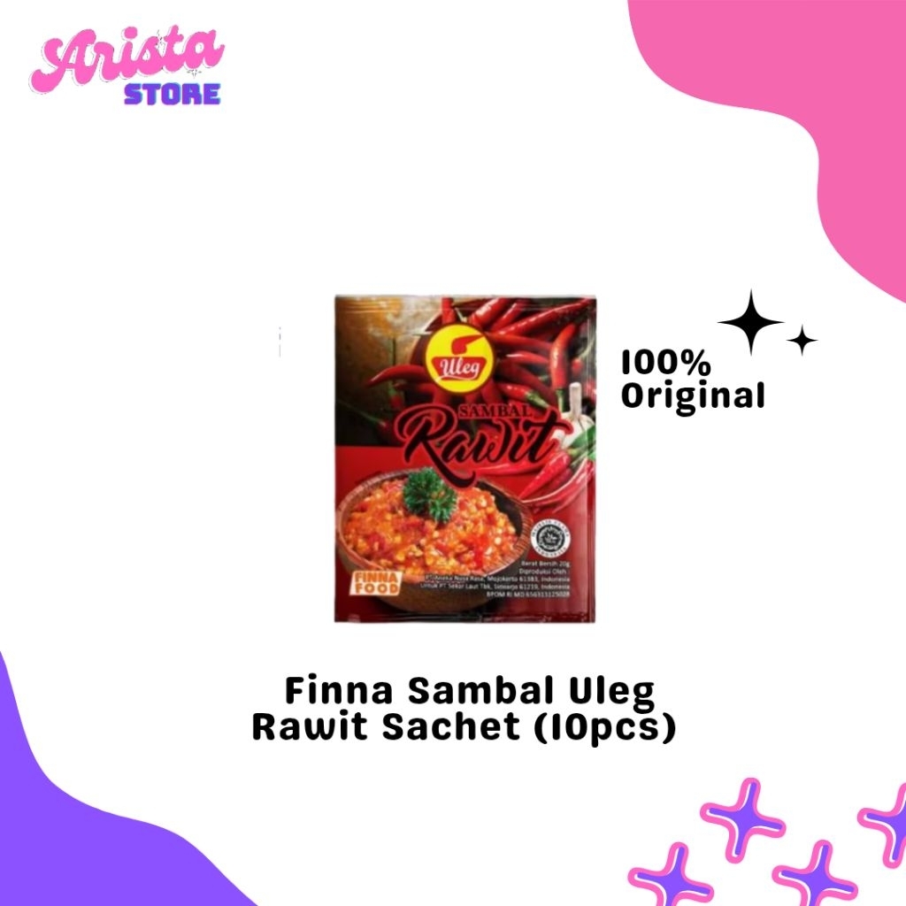 

Finna Sambal Uleg Rawit Sachet isi 10pcs