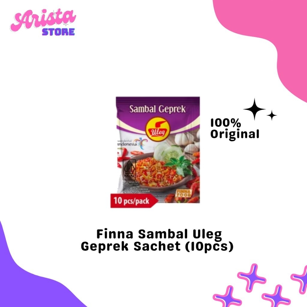 

Finna Sambal Uleg Geprek Sachet isi 10pcs