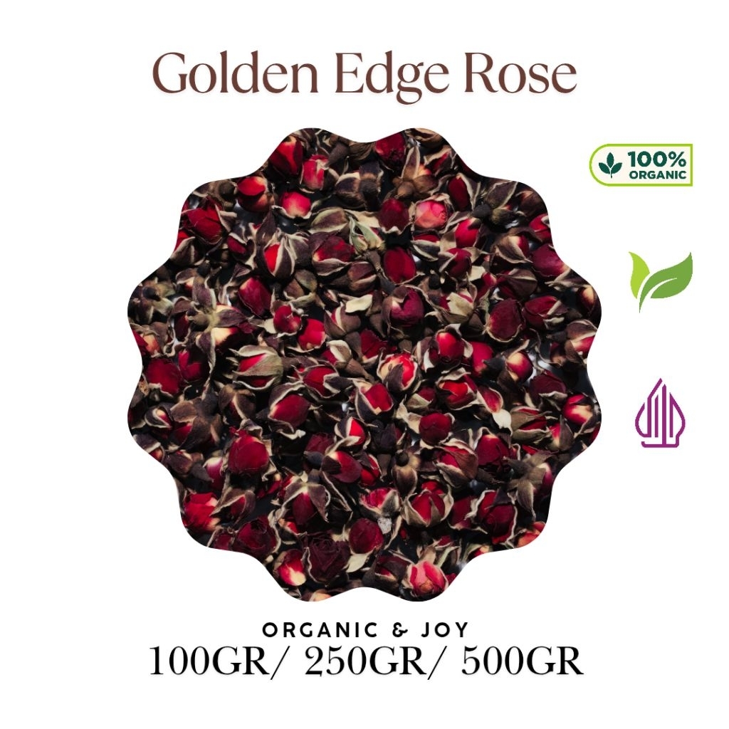 

Golden Edge Rose Tea/ Teh Kuncup Mawar Golden (Antioxidant, detox)