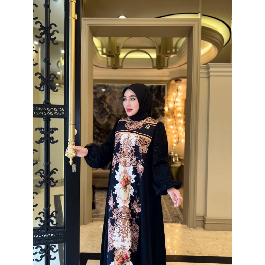 Shellasaukia Official Baju Ori Dress Etnik Kombi Tile Manik Premium Baju Shellasaukiashop Terbaru Ga