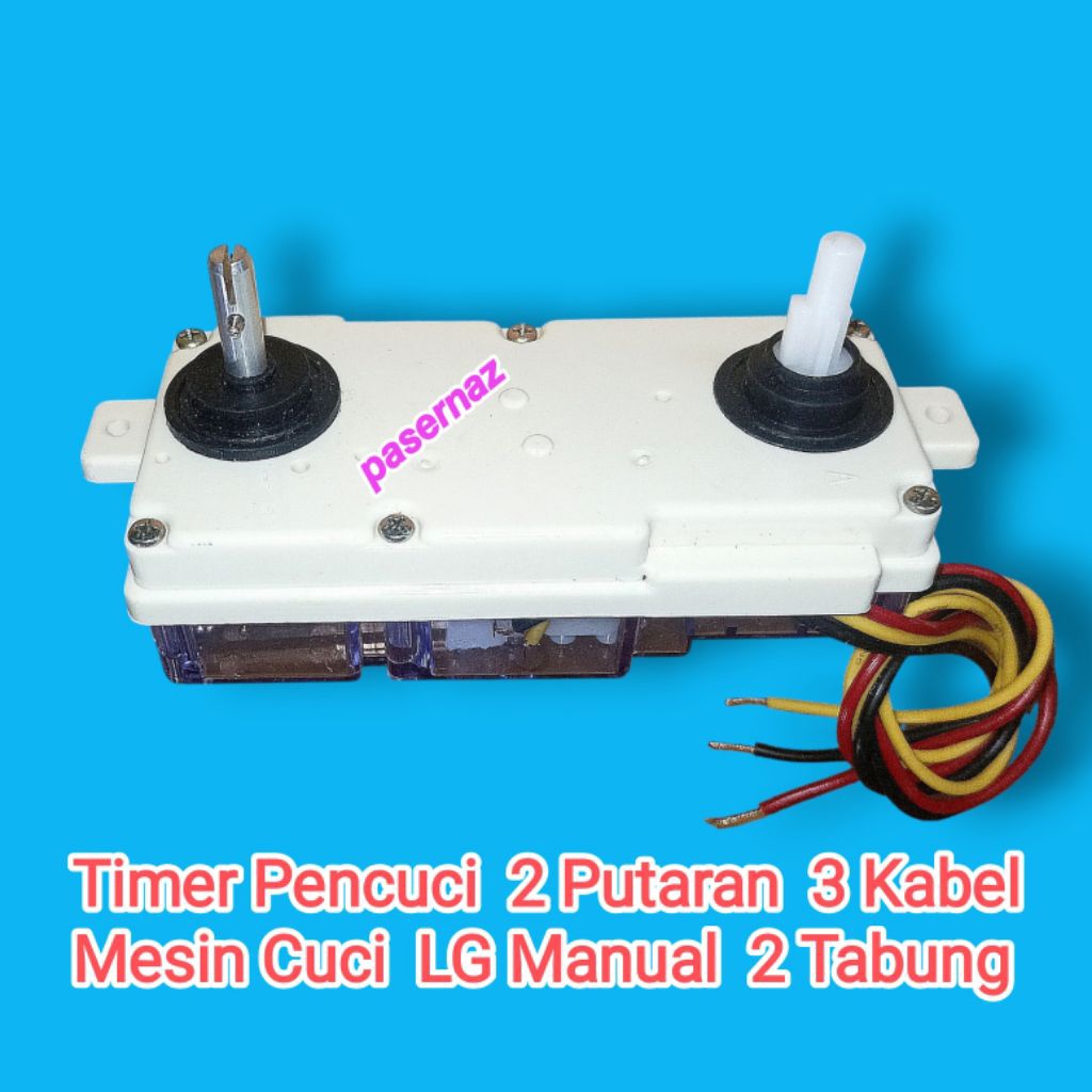 2 PUTARAN, 3 KABEL | Timer Mesin Cuci LG Manual | Timer Pencuci | Timer Mesin Cuci LG | Wash Timer M