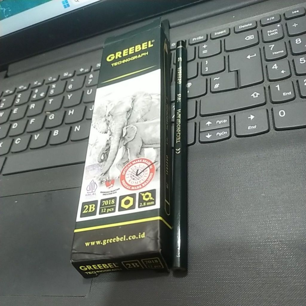 

PENSIL 2B GREEBEL ASLI 1biji ECER&grosir di jamin asli 100%