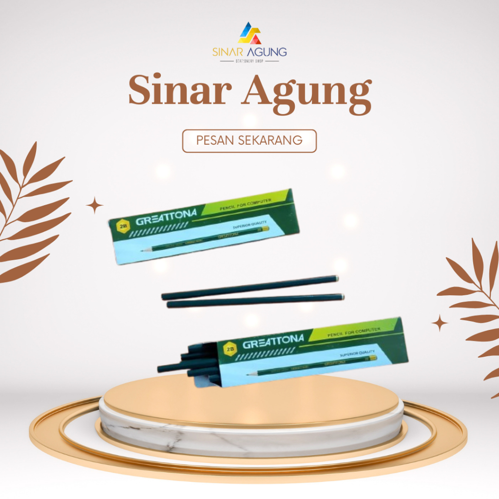 

GREATTONA PENSIL 2B HIJAU TINTA HITAM PENSIL UNTUK KOMPUTER