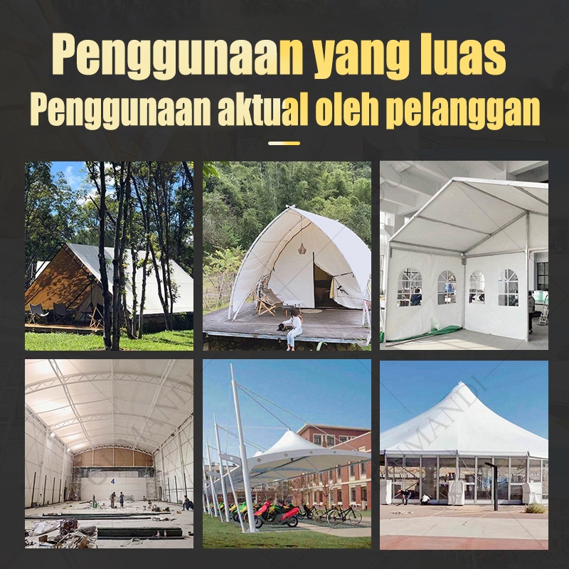 Khusus untuk Indonesiaterpal terpal tenda Putih terpal plastik terpal