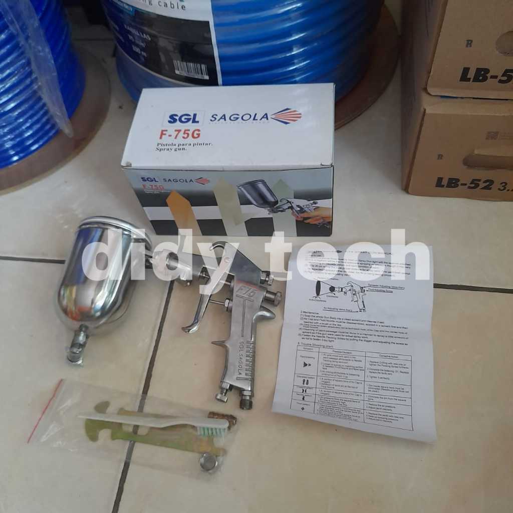SPRAY GUN SAGOLA F-75G TABUNG ATAS