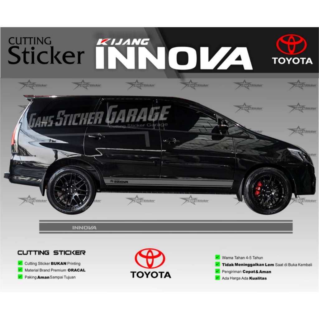 Sticker Pintu Kijang Innova Aksesoris Kijang Innova