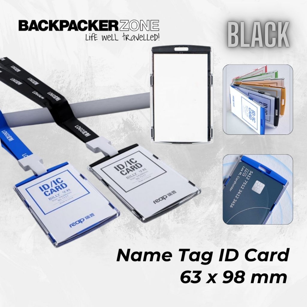 

Name Tag ID Acrylic Model Vertical - 7117 - Black