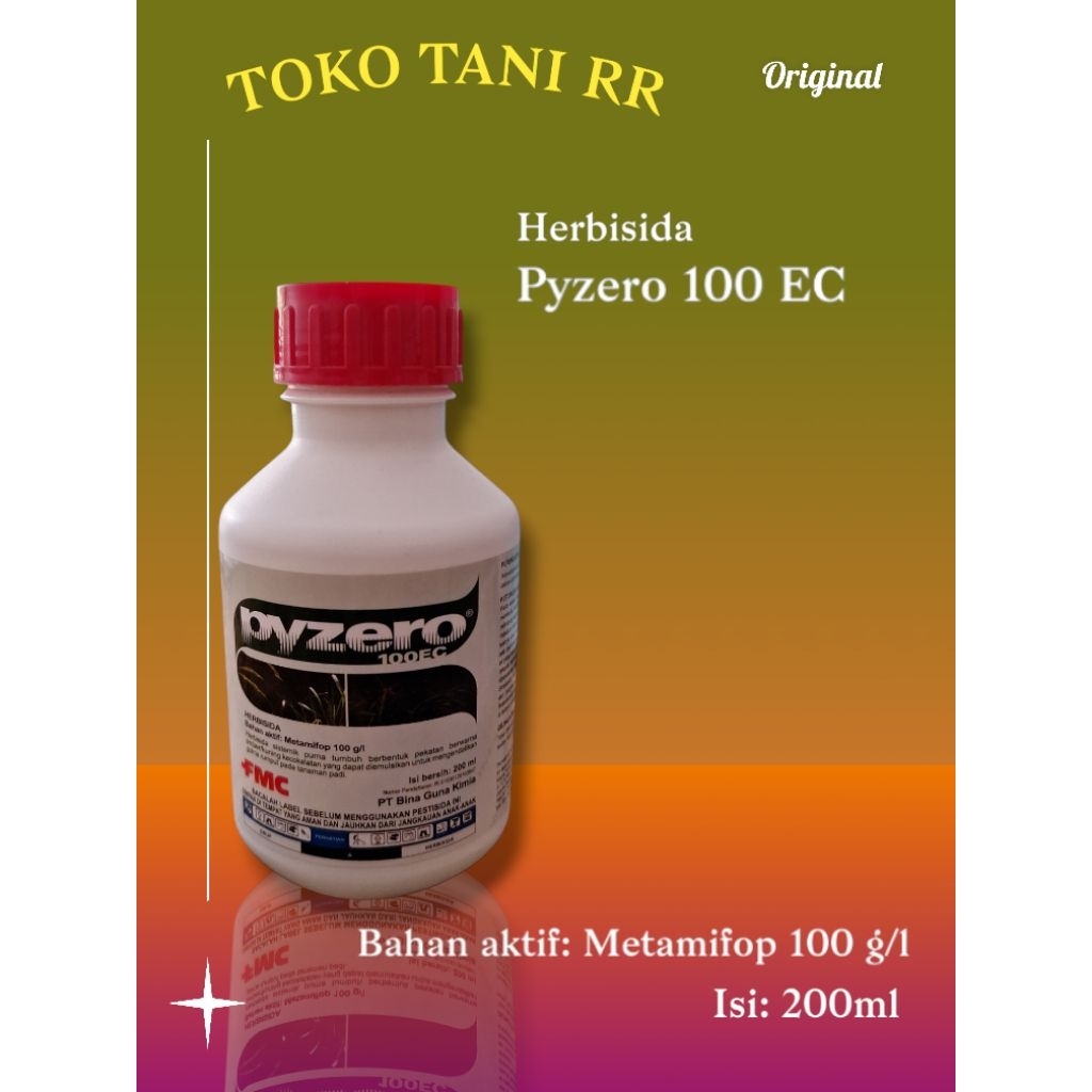 Pyzero 100 EC 200ml Herbisida Produk FMC Untuk Membasmi Gulma Rumput Pada Tanaman Padi