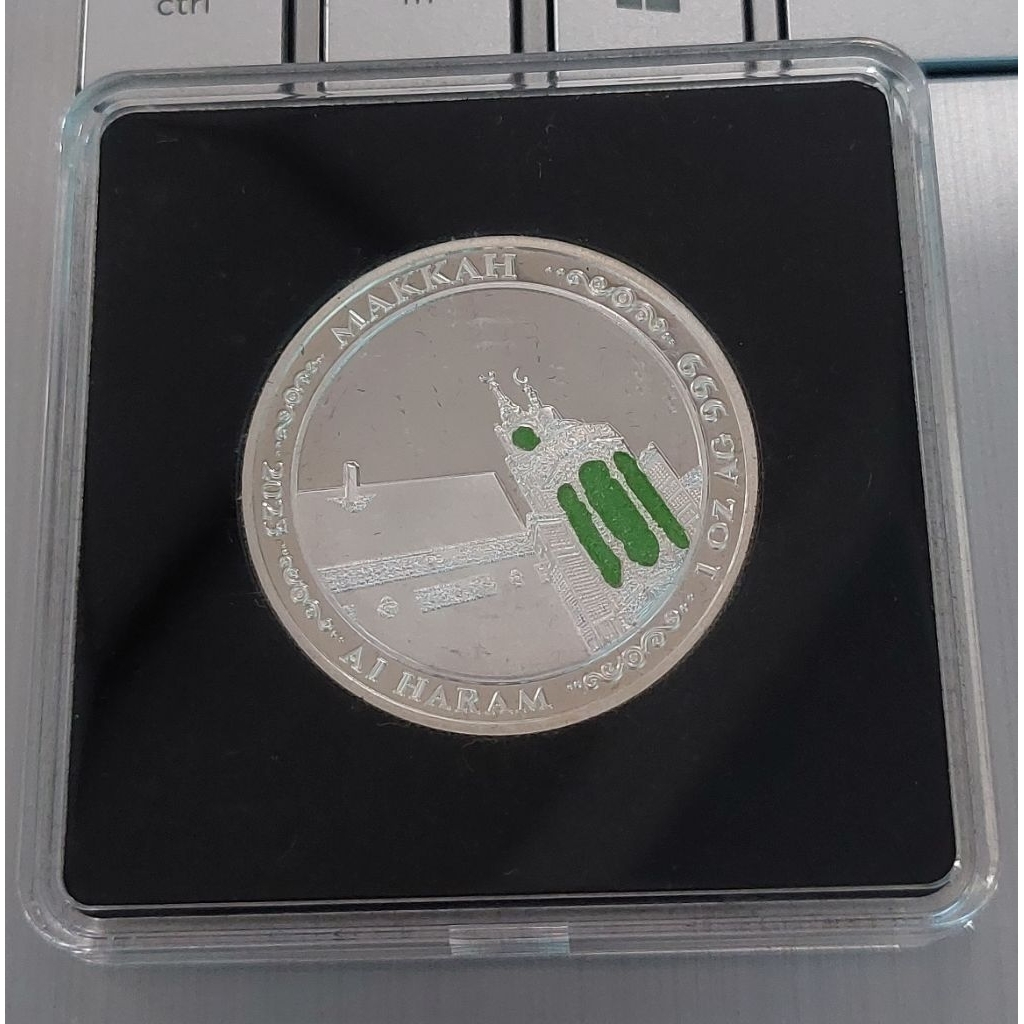 Perak Bullionspot Makkah 1 oz / perak logam mulia