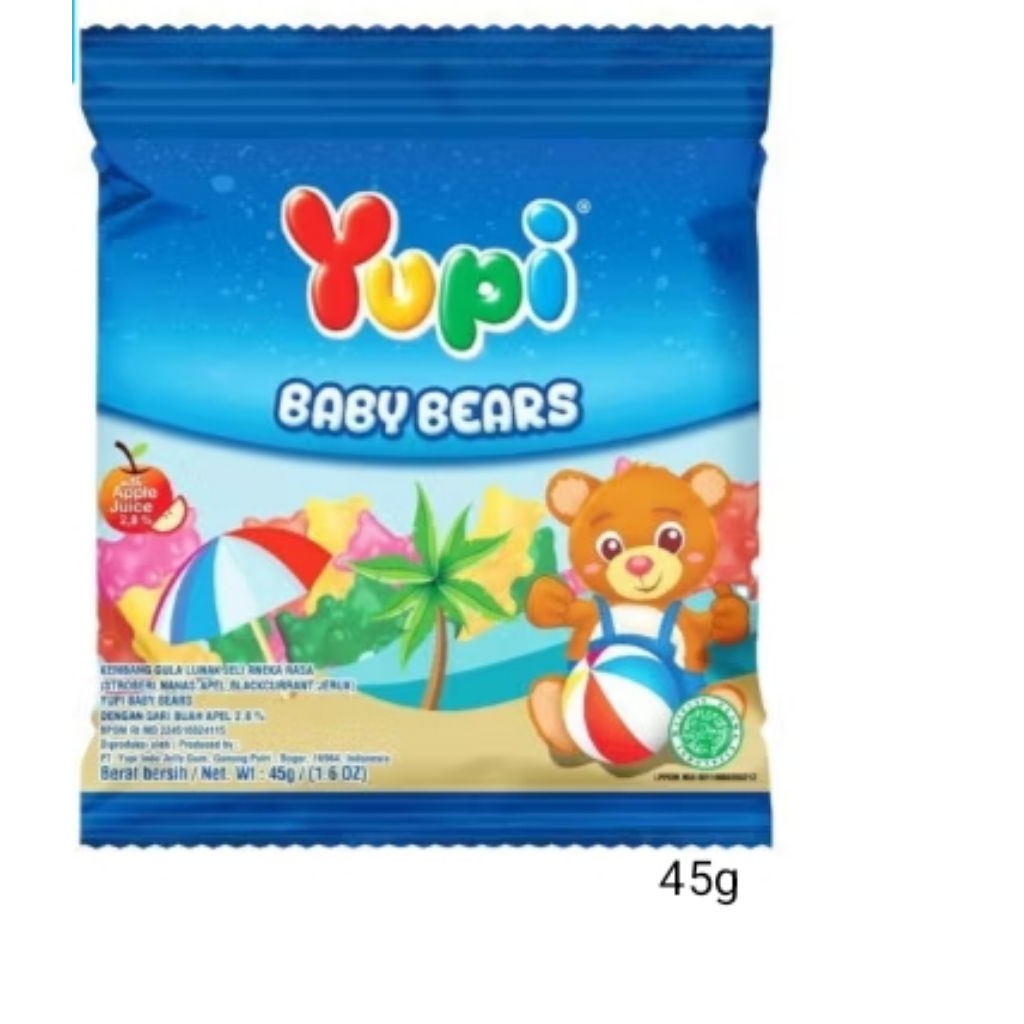 

Permen Yupi Baby Bear / Yupi Neon stik / Yupi stroberi Love