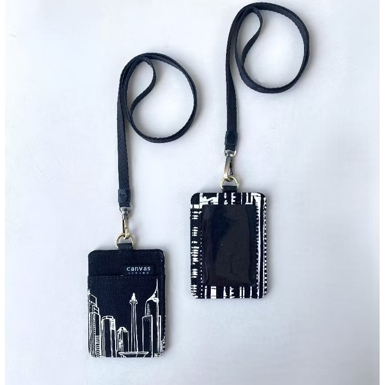 

ID Lanyard Jakarta Black Canvas Living
