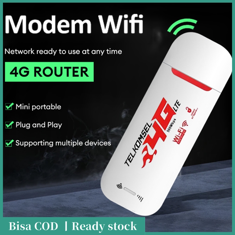 NEW Modem Wifi Mifi 4G LTE Modem USB 500mbps Unlock /Modem Usb 4G TELKOMSEL 500Mbps Wifi Mifi All