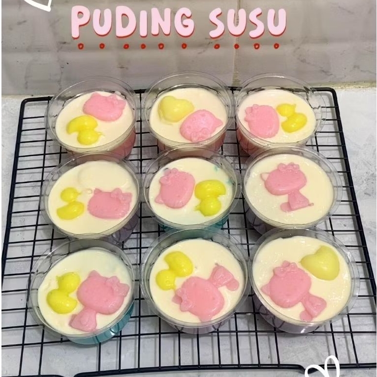 

Pudding Susu Dengan Keju Oles/Hampers Ultah/Dessert Home Made