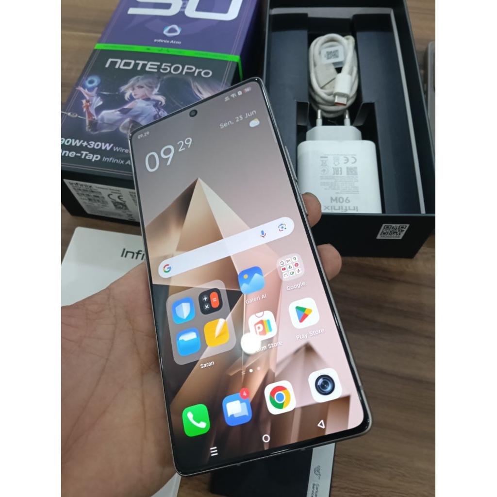 Infinix Note 50pro Ram 8/256 seken Masih garansi masih panjang