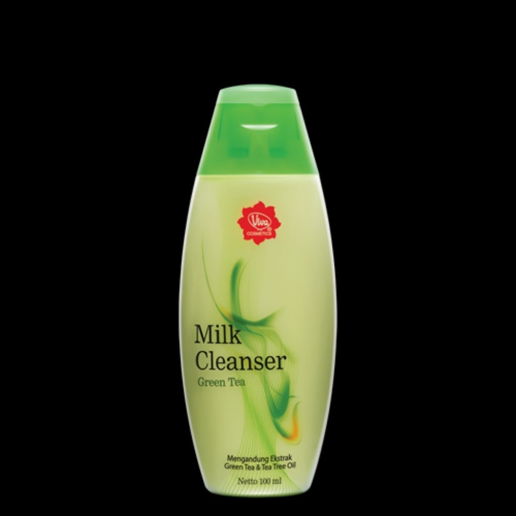 Viva Cosmetics/milk cleanser green tea/produk lokal/original/BPOM