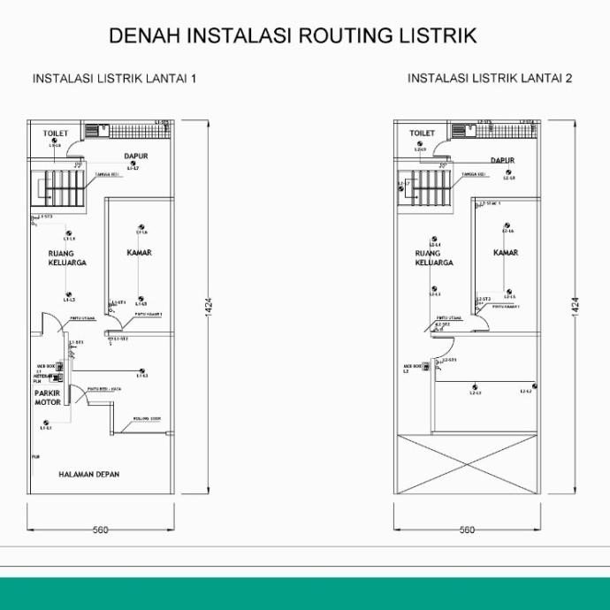 

[Good] GAMBAR DENAH INSTALASI LISTRIK ( GAMBAR AUTOCAD )