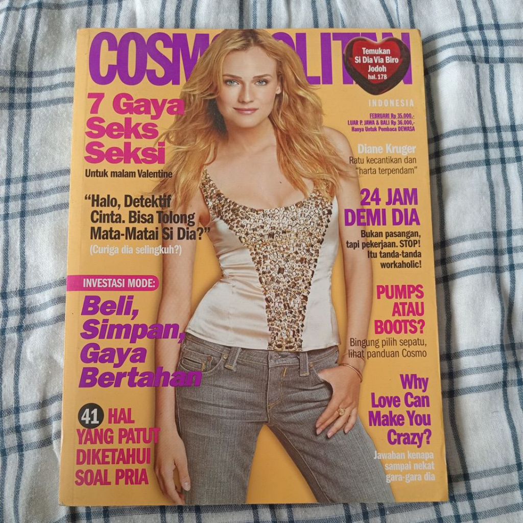 MAJALAH COSMOPOLITAN FEBRUARI 2008