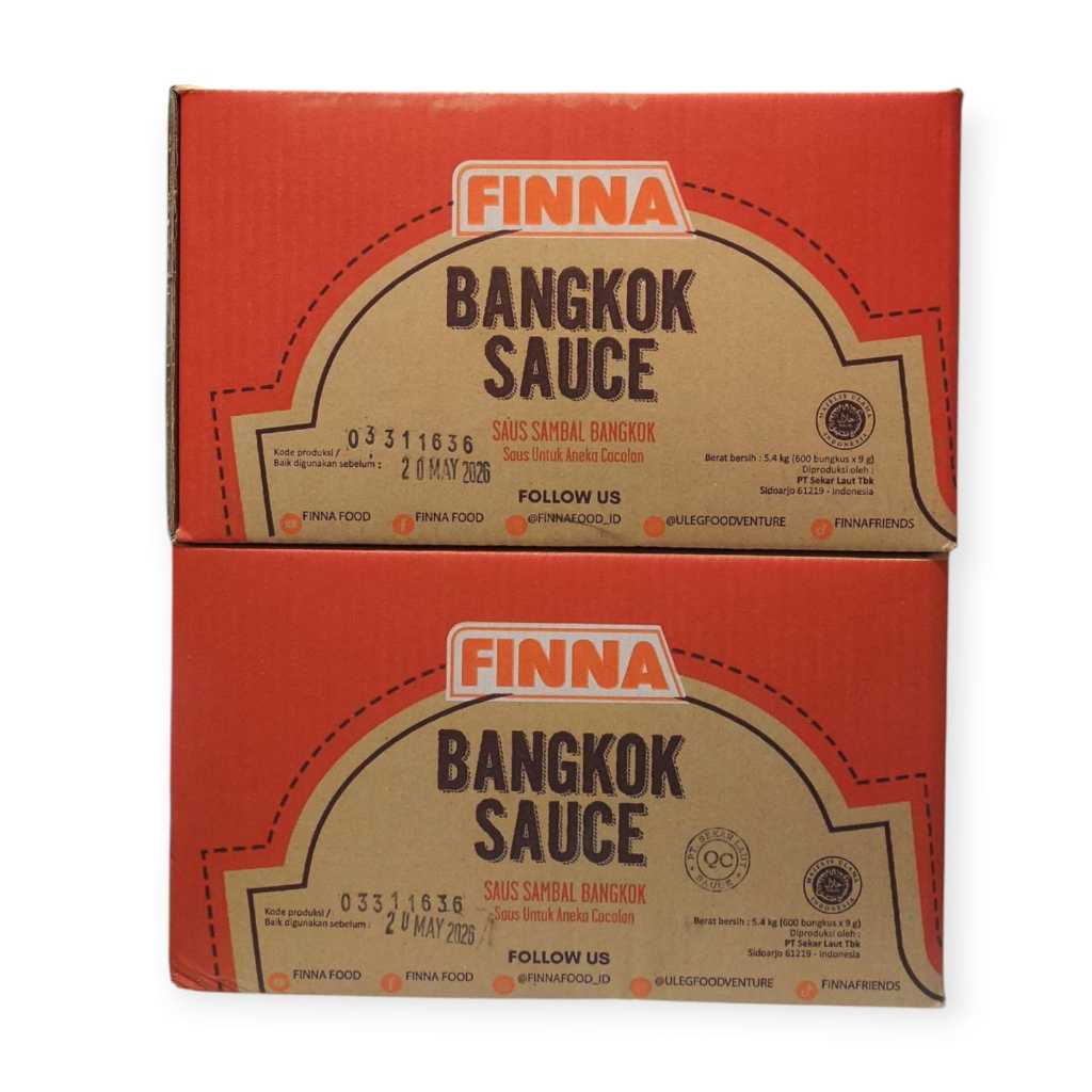 

[1 KARTON] Finna Sambal Bangkok 600 Sachet