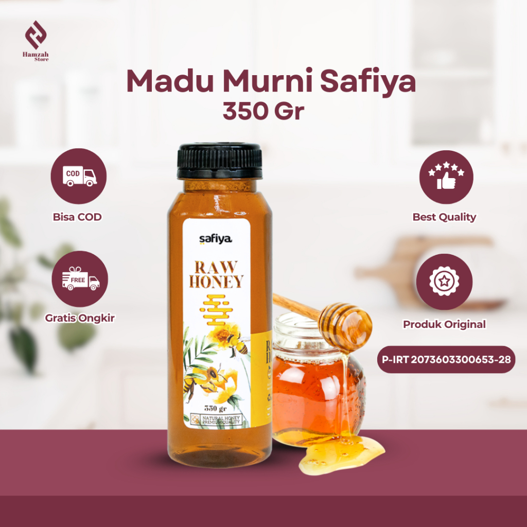 

Madu Asli | Madu Murni Safiya Herbal 350 gram Original Best Quality Premium