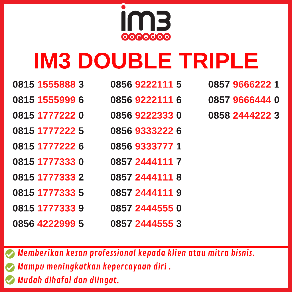Nomor Cantik Im3 Nomor Cantik Indosat Kartu Perdana Cantik Indosat Perdana Cantik Im3 Perdana Cantik