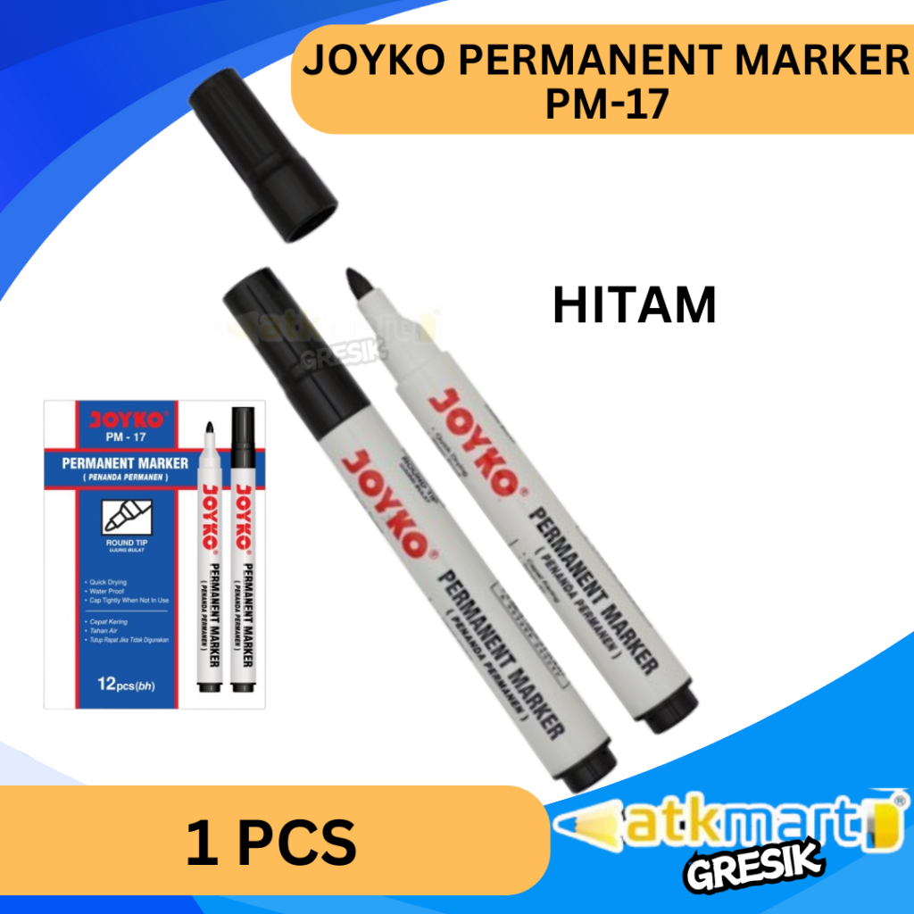

JOYKO PERMANENT MARKER PM-17 / SPIDOL PERMANEN JOYKO HITAM