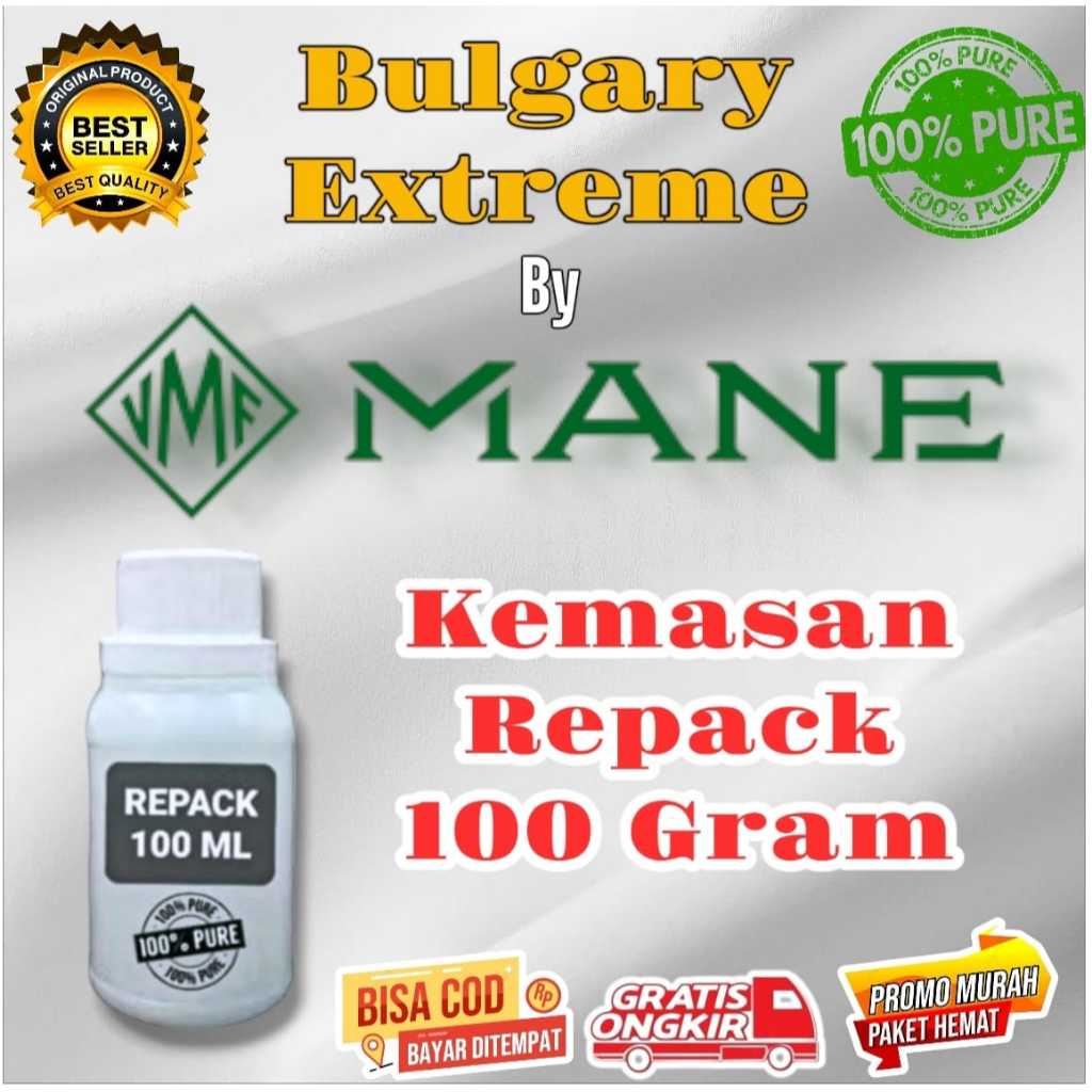[100 GRAM] BULGARI EXTREME BY MANE FRAGRANCE BIBIT PARFUM MURNI  KEMASAN REPACK ( ORIGINAL )