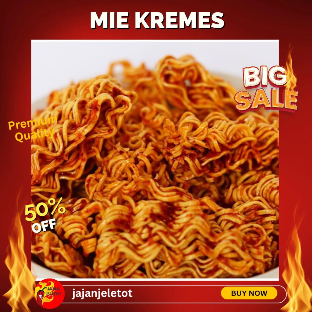 

(COD) MIE KREMES PEDAS | MIE KERING PEDAS | GURIH PEDAS | JAJANJELETOT