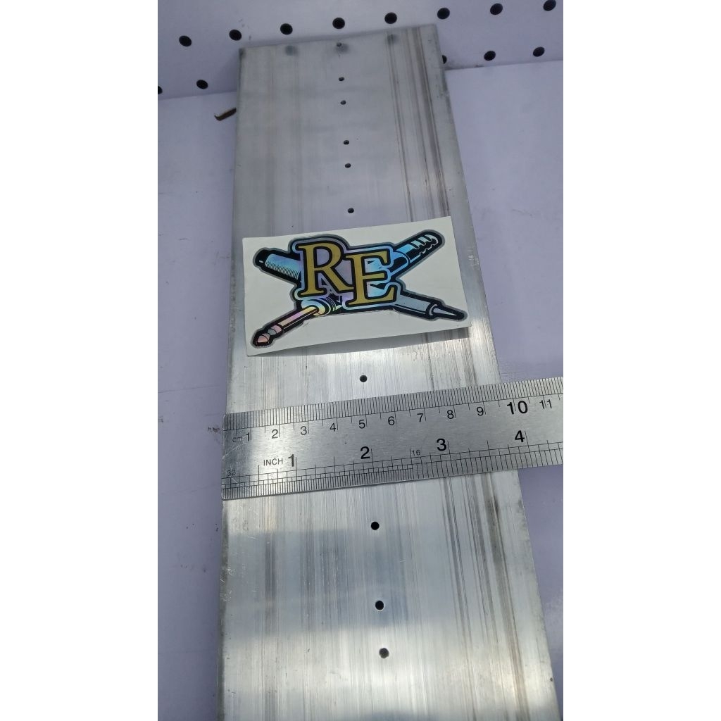 heatsink pendingin 30cm 5 sirip model 16 lubang tipis