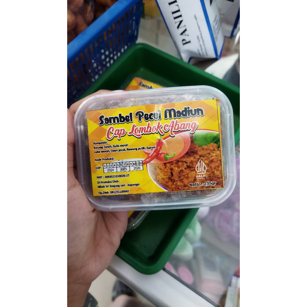 

Sambel Pecel Khas Madiun Travel Pack Tanpa Pengawet 235g