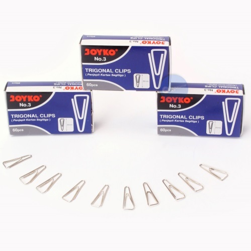 

Joyko Trigonal Paper Clip No. 3 Klip Kertas