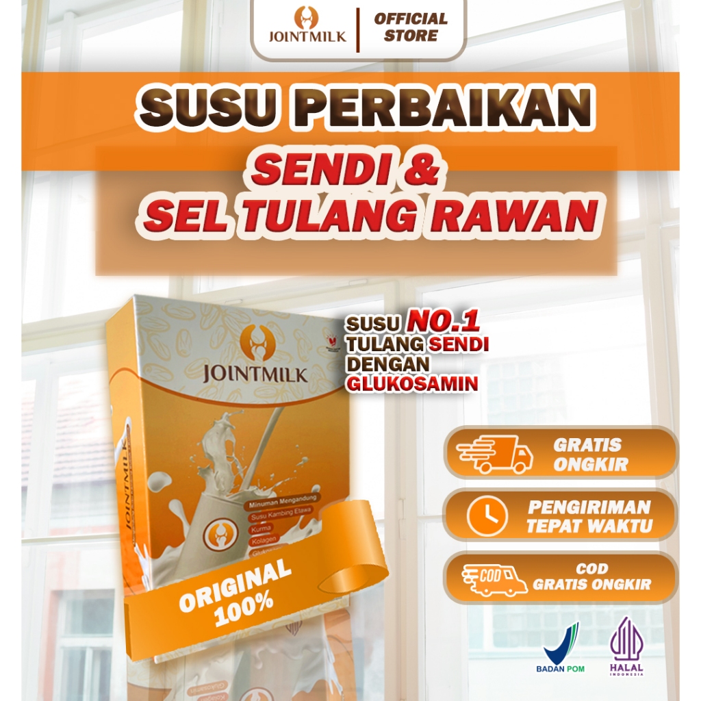 

JOINTMILK Susu Etawa – Mengatasi sendi & memperbaiki sel tulang rawan dengan glukosamin dan kolagen