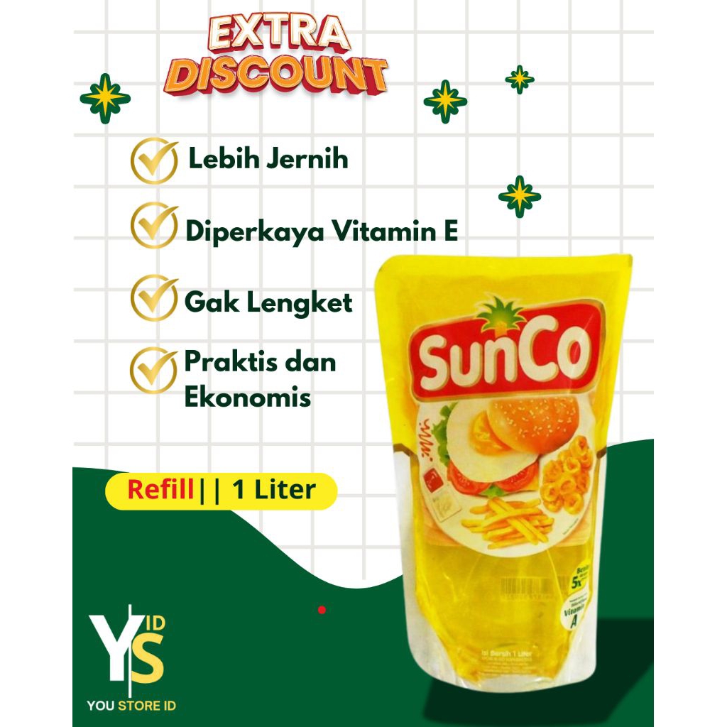 

SUNCO MINYAK GORENG UK. 1 LITER