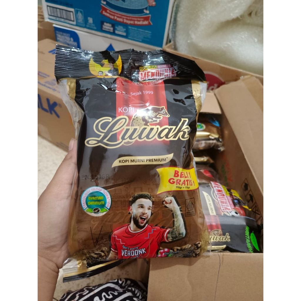 

luwak kopi bubuk murni premium (1+1) 2x 110gr