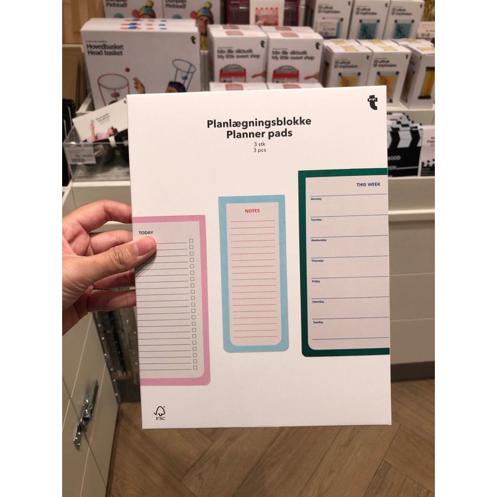 

[JASTIP FLYING TIGER] Kertas Planner Set Notes Weekly Daily