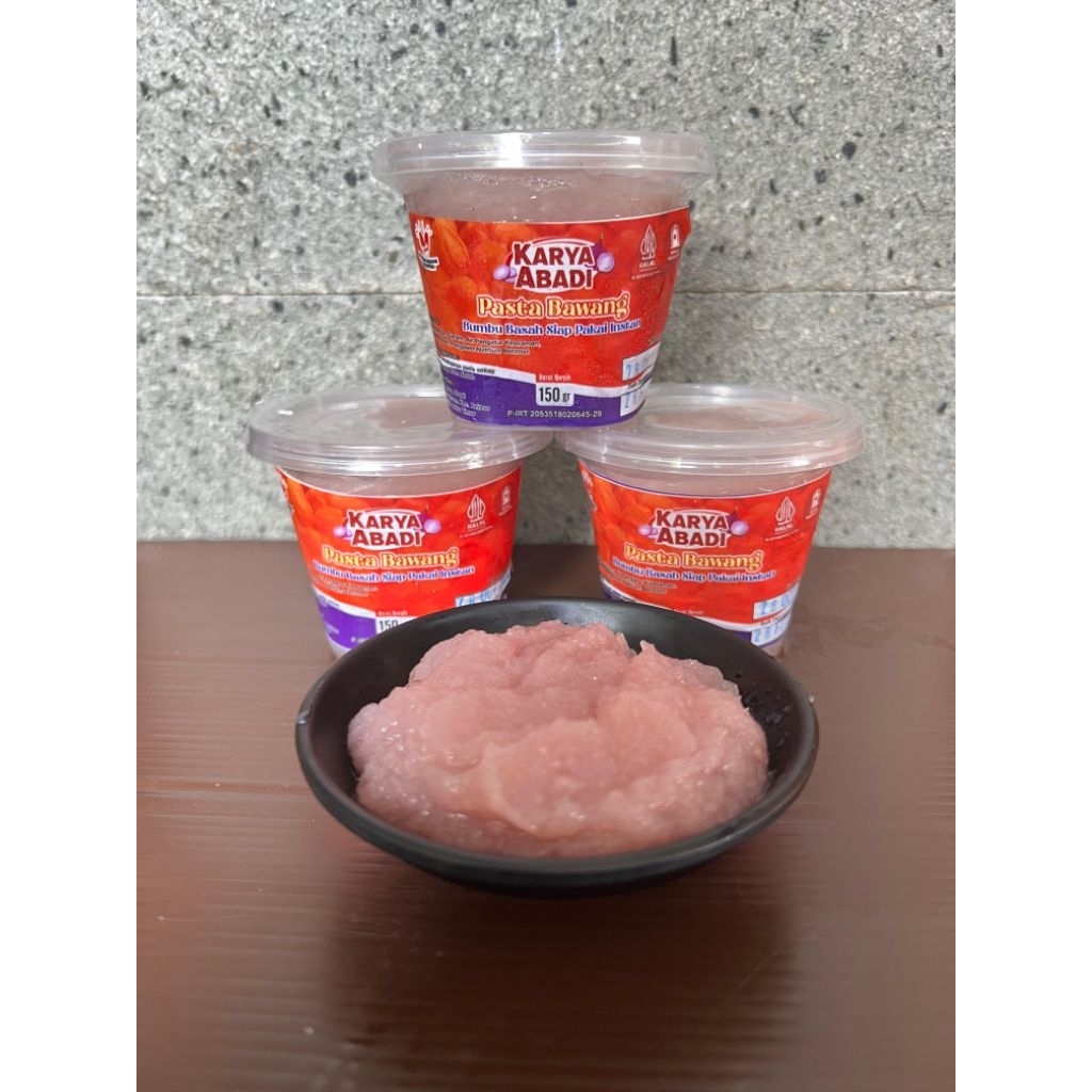 

Pasta Bawang Merah Asli Khas Nganjuk | Cocok Untuk Bumbu Masak | Netto 175 gram