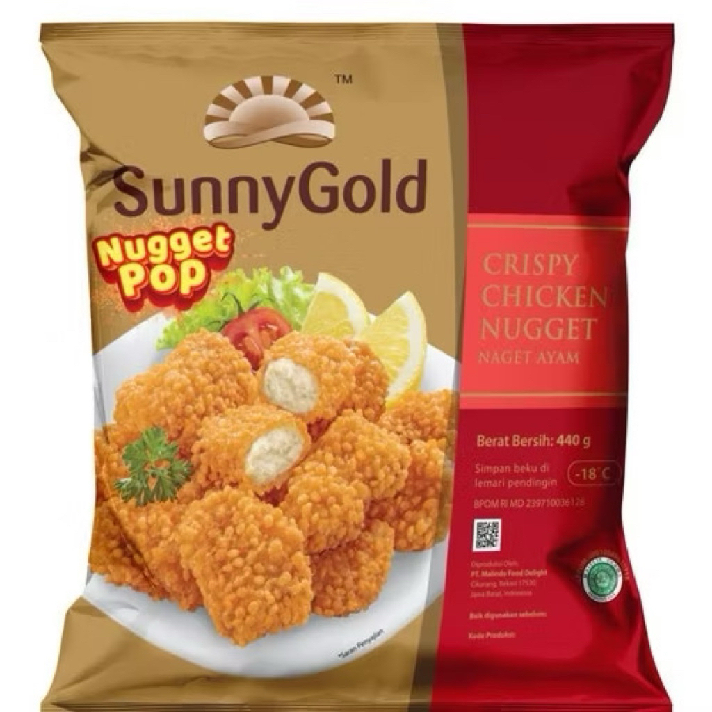 

Sunny Gold Crispy Chicken Nugget 440gr.