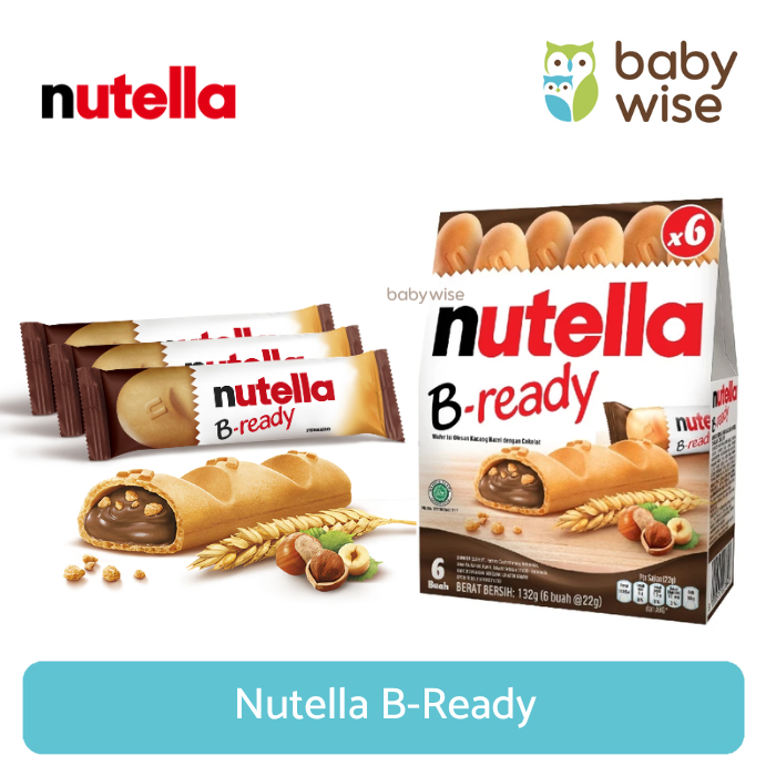 

Nutella B-Ready - Camilan Wafer Biskuit