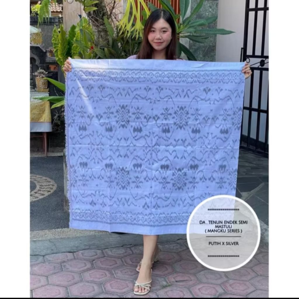 KAIN ENDEK BALI | ENDEK BALI PREMIUM PUTIH