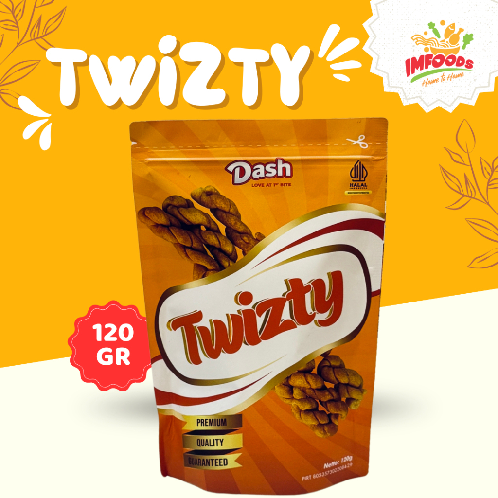 

Dash Twisty Premium Quality guanranteed/Dash/Dash Twisty/Premium Quality/Twisty/Makanan Ringan/imfoods