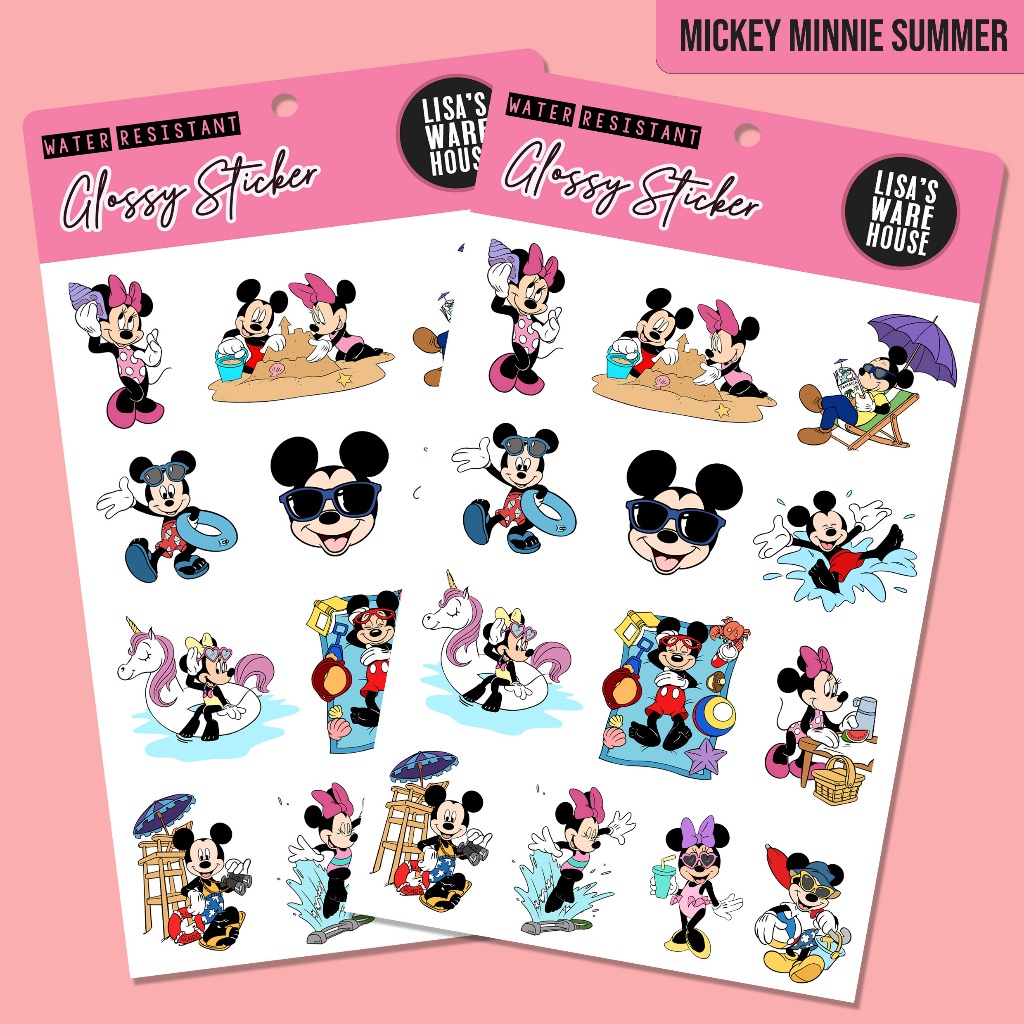 

Sticker Disney Mickey & Minnie Summer